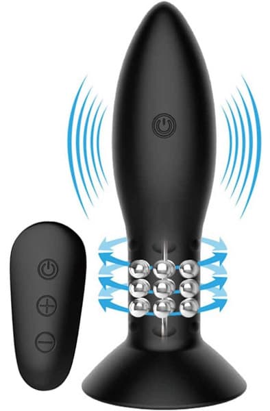 Mr Play: Rotating Beads Anal Plug