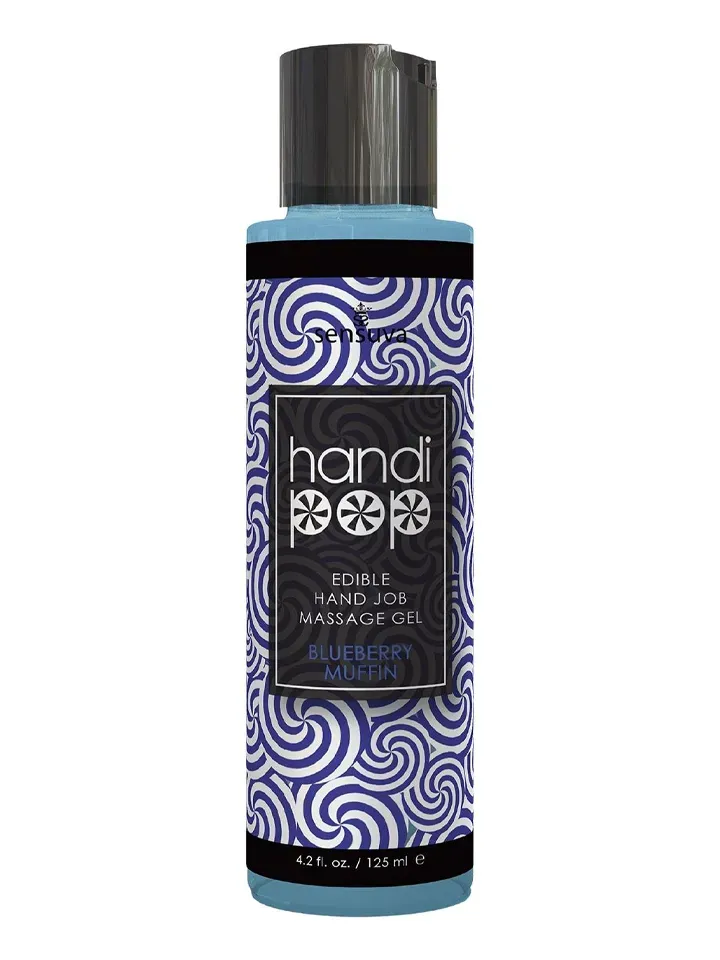 Edible Hand Job Massage Gel Blueberry Muffin 125 ml