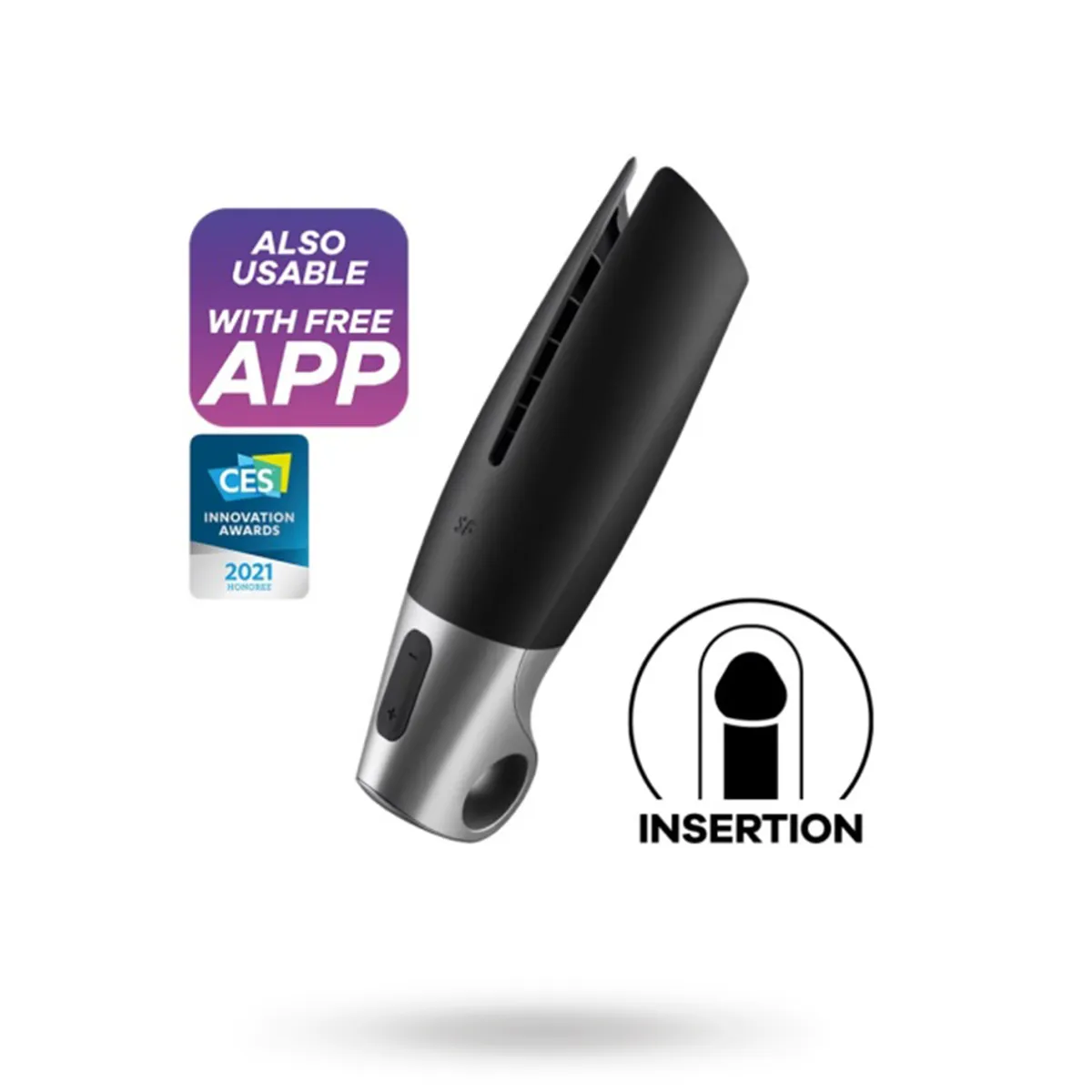 Satisfyer Power Masturbator Masturbator med vibration