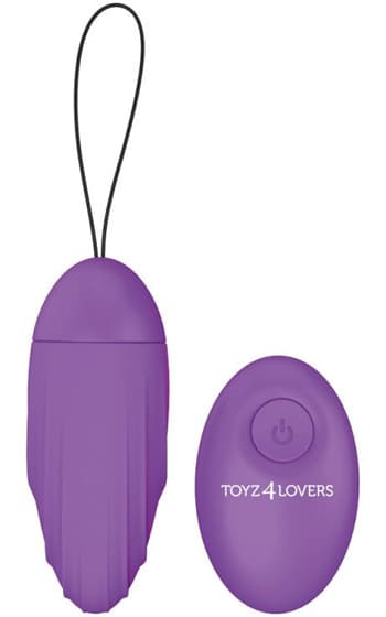 Vibrating Egg Remote Control Purple
