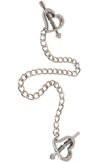Heart shaped nipple clamps
