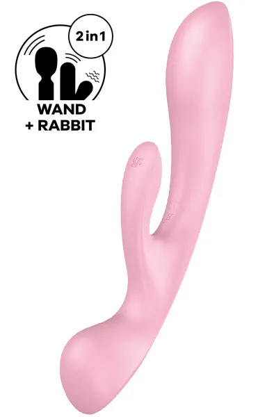 Satisfyer Triple Oh Rabbit Vibrator Pink Rabbitvibrator