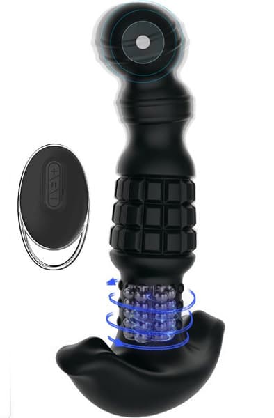 Zenn Anal Pleasure Rotating P-Spot Vibrator