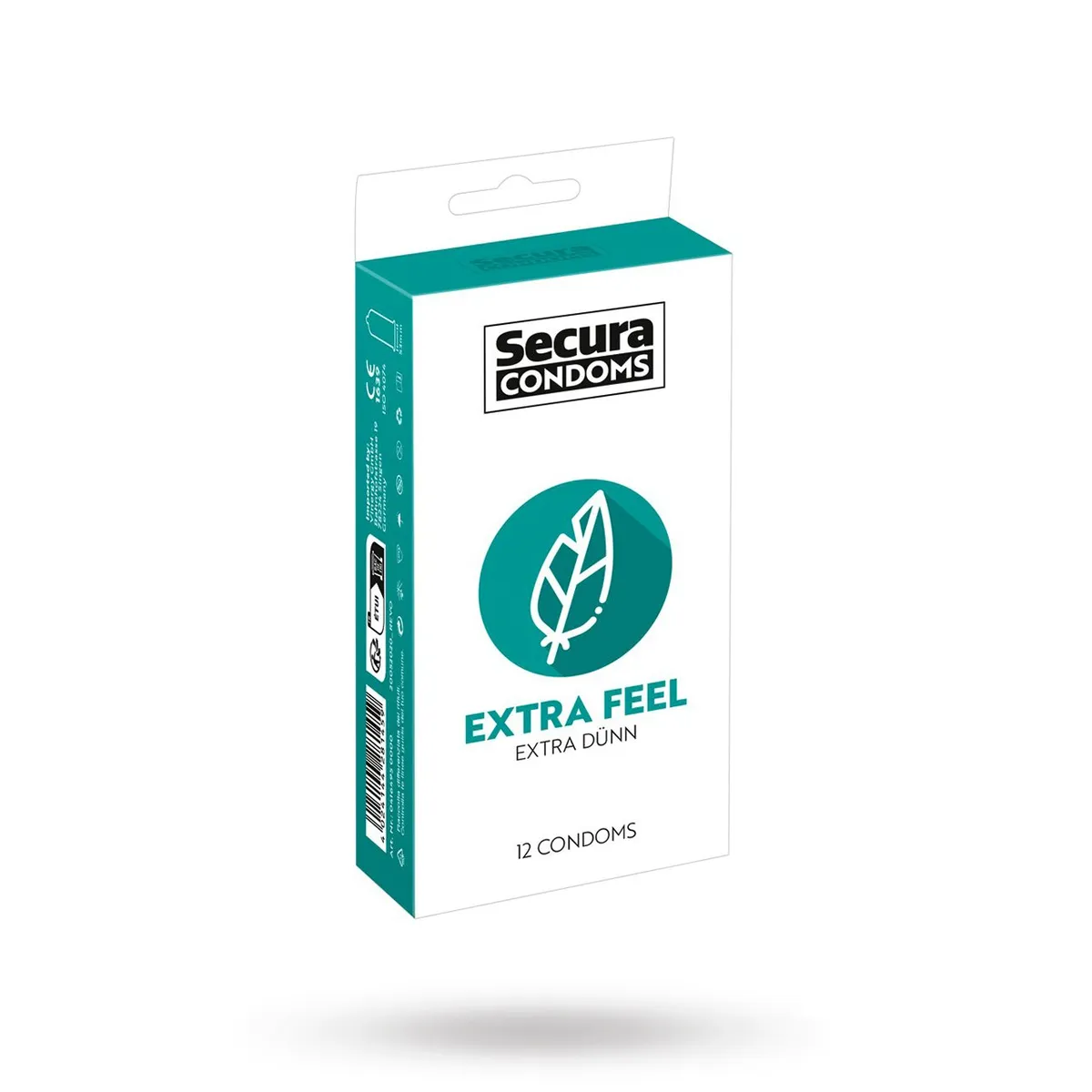Secura: Extra Feel, Kondomer, 12-pack