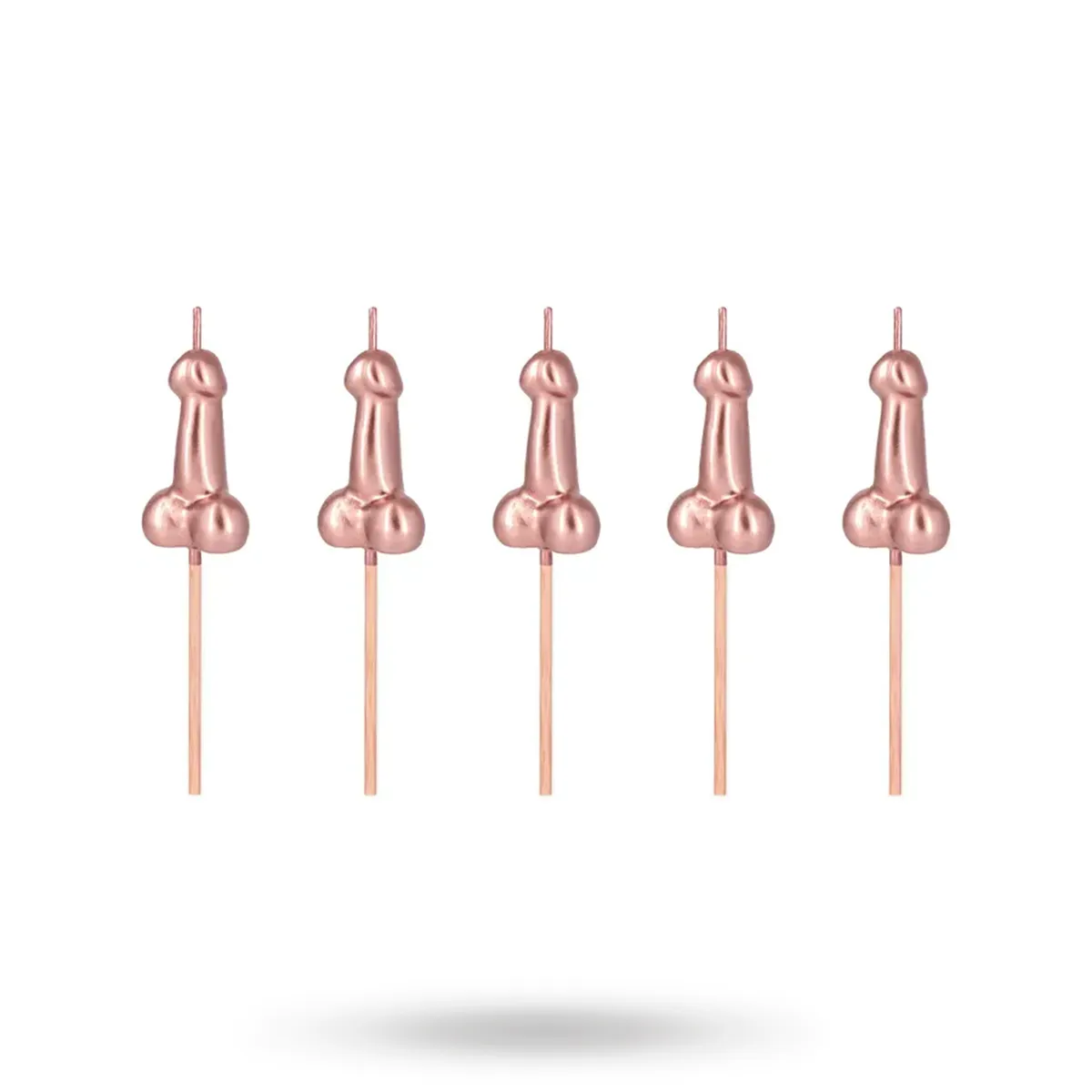 Penis Candles Rose Gold 5-pack Ljus