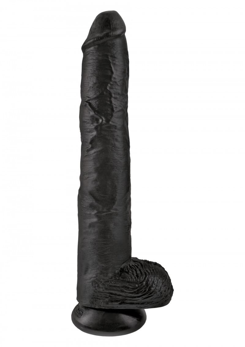 Pipedream King Cock with Balls Black 37,5 cm