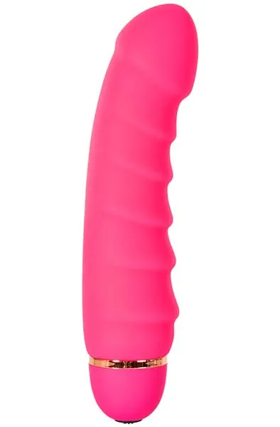 Pink Amazing Ribbed Vibrator