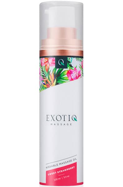 Exotiq Massage Oil Sweet Strawberry 100 ml Massageolja Jordgubb