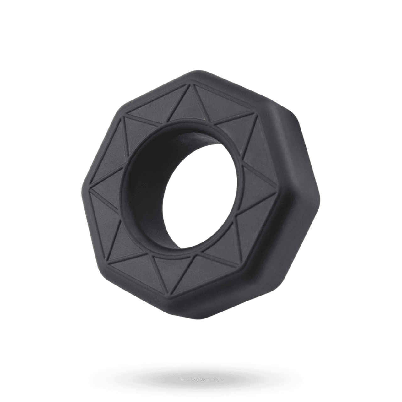 Master Silicone Cock Ring Black