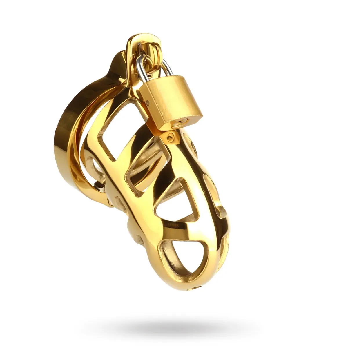 Mr Steel: Brutal Chastity Cage, guld