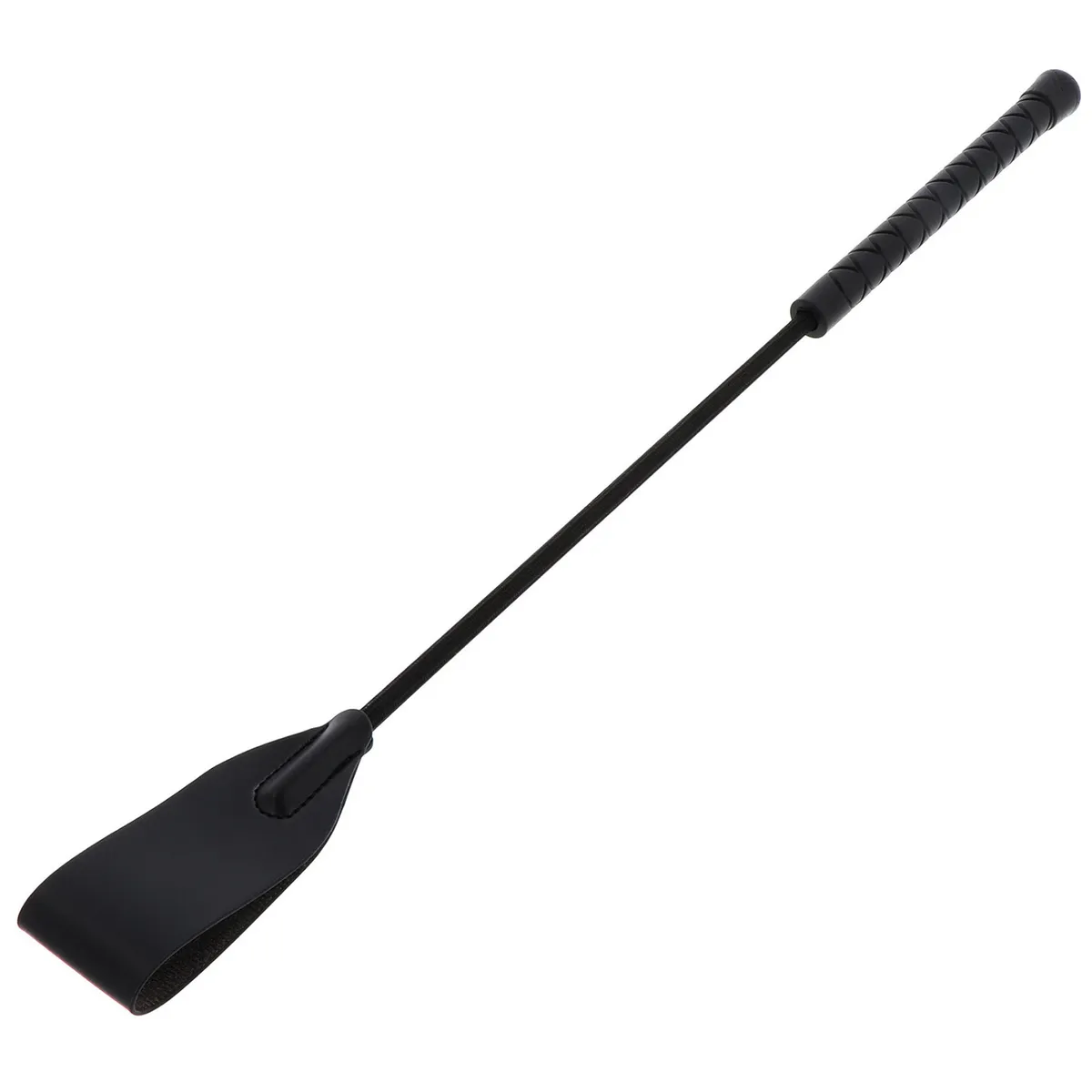Hidden Desire Extreme Crop Flapper Whip Black