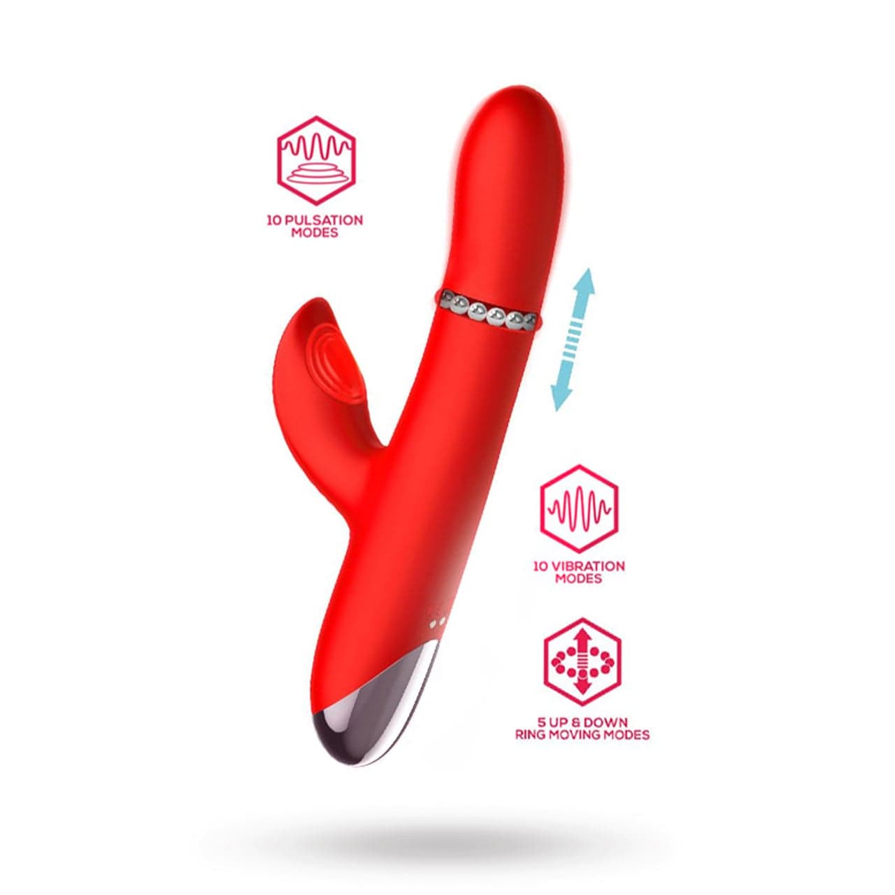 Divya Vibe With Up & Down Internal Ring Beads & Pulsation