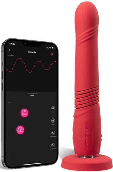 Lovense: Gravity, Bluetooth Thrusting Dildo