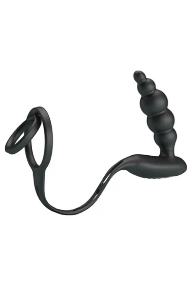 Pretty Love Vibration Penis Sleeve III Black Prostatavibrator