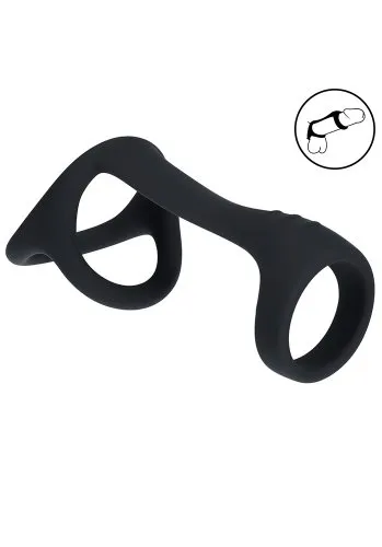Levelz Tri O Silicone Shaft Cock and Ball Ring