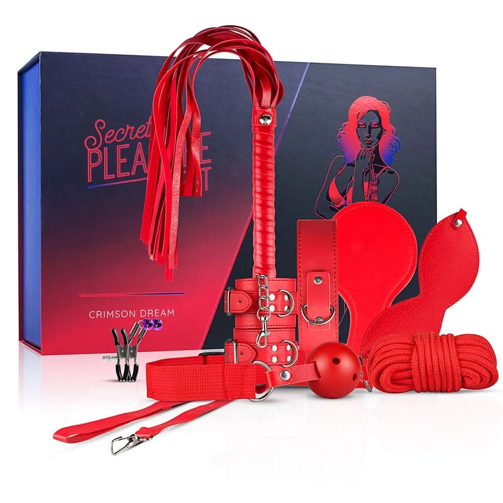 Secret Pleasure Chest Crimson Dream Bondage paket