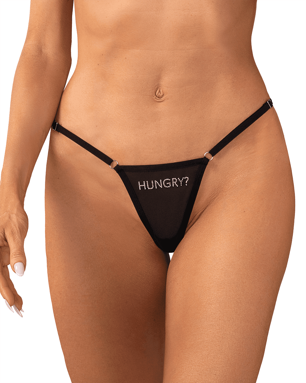 Violami Hungry Thong Black