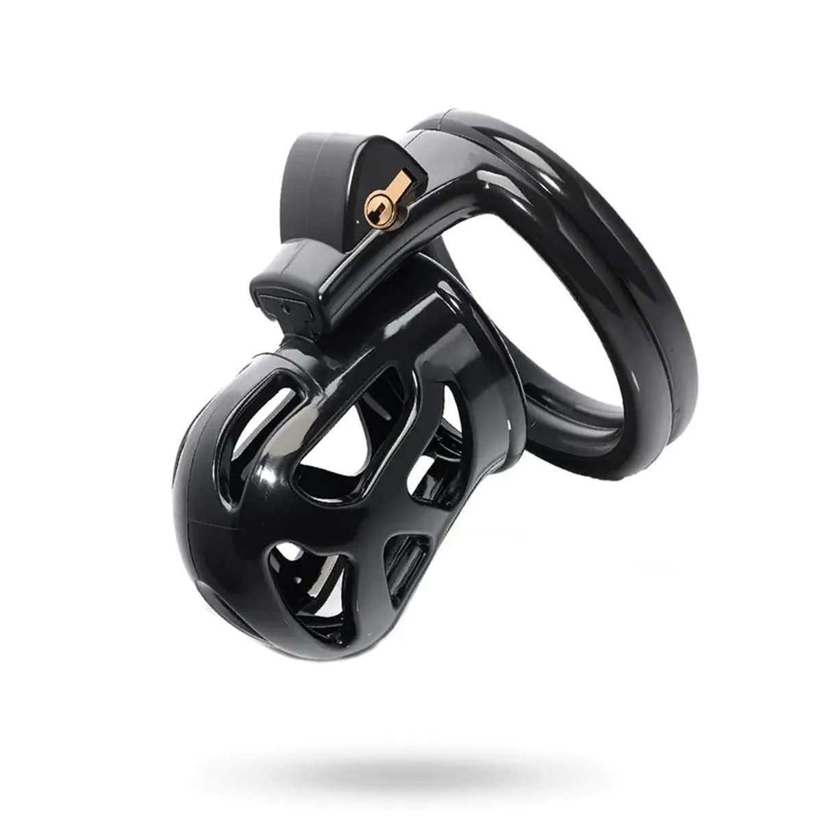 Block Chastity Cage With Internal Lock