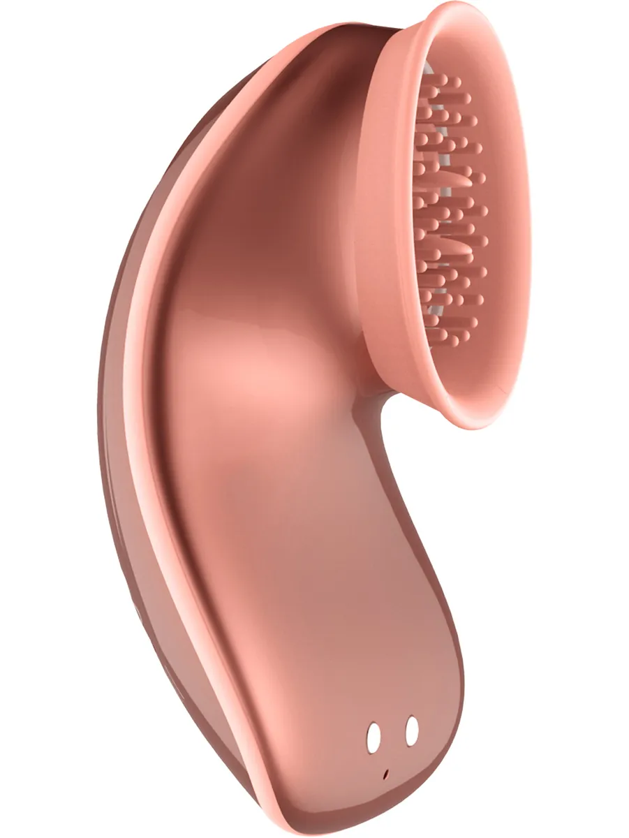 Twitch Rose Gold Handsfree Suction & Vibration Klitorisstimulator