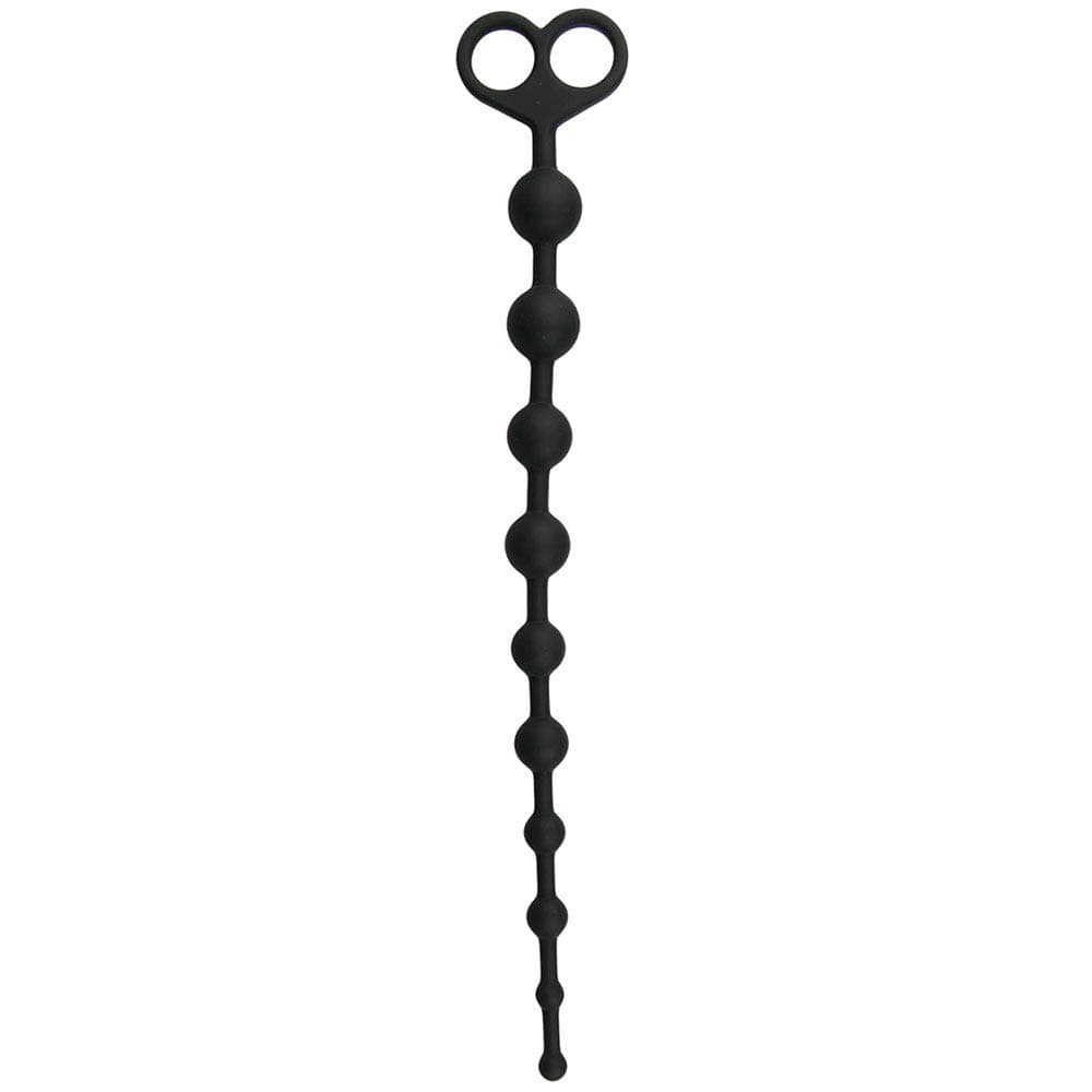 Long Anal Beads Black
